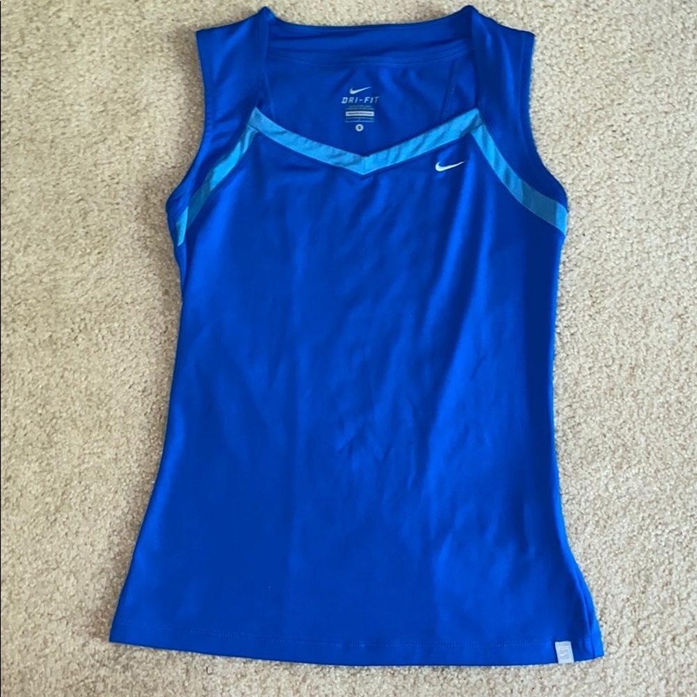 Women’s Nike blue Dri-Fit tank sleeveless top